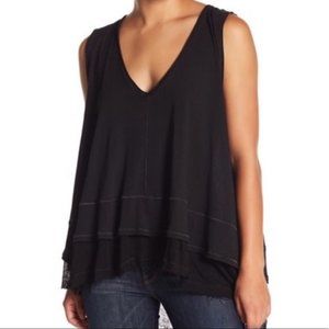 Free People Sleeveless Peachy Tank Top